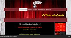 Desktop Screenshot of berlincabaret.com