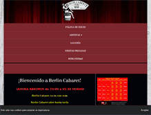 Tablet Screenshot of berlincabaret.com